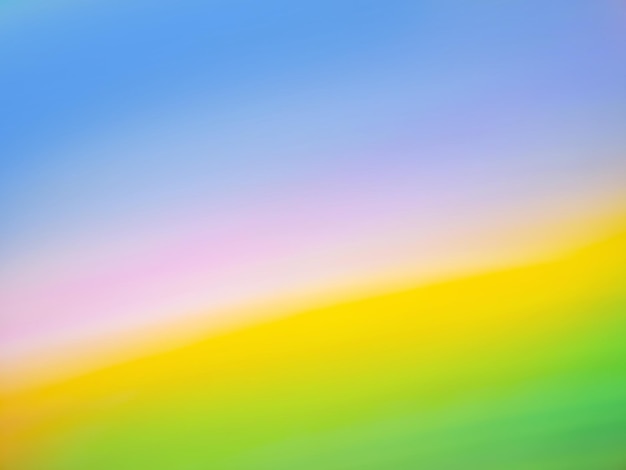 Summer abstract bokeh blurred yellow sun and blue sky Summer sun light