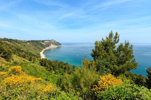 Summer Adriatic sea Mezzavalle beach