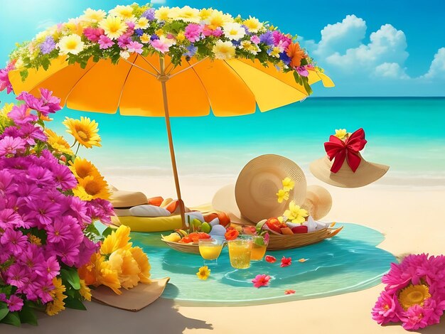 Summer background photo