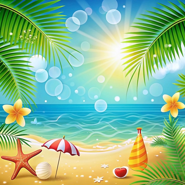夏の背景