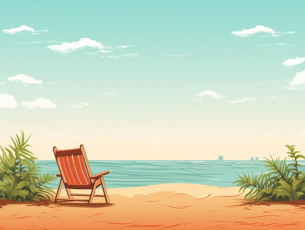 Summer beach background