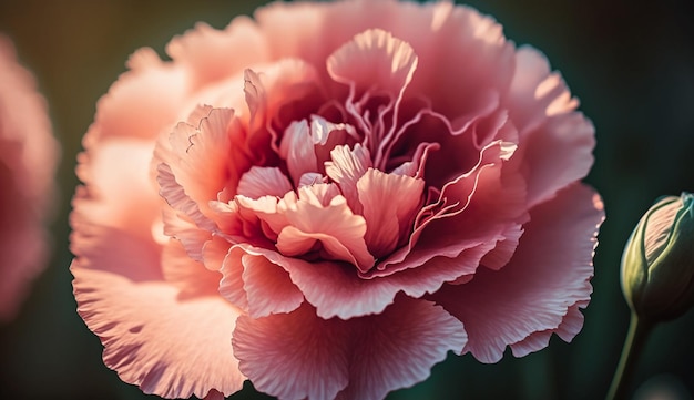 Summer beauty in nature blooms with floral patterns generated by AI