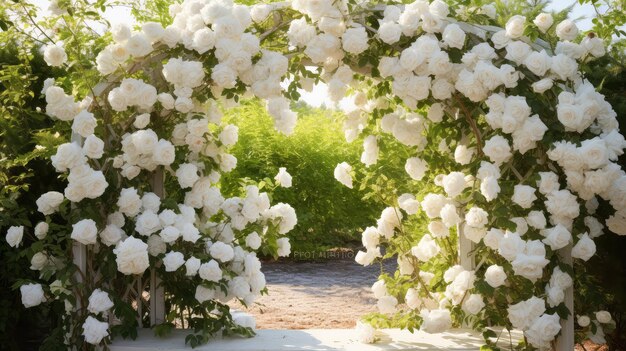 Photo summer beauty white gardening garden