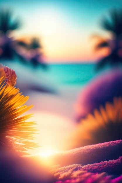 Summer blur background