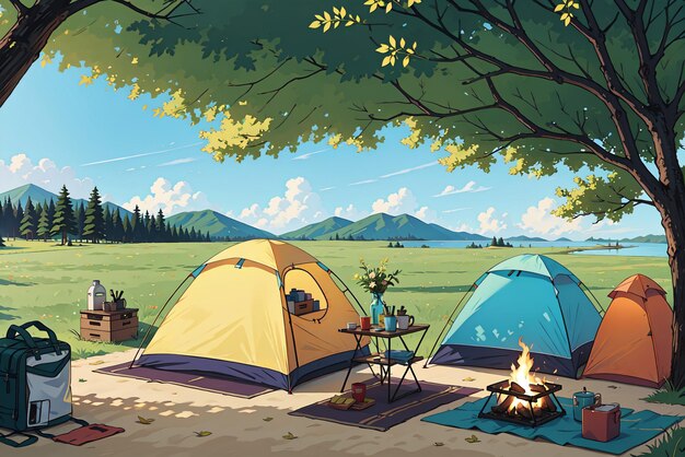 Summer camping for boys and girls