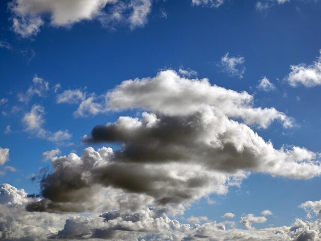 Summer clouds in the sky background