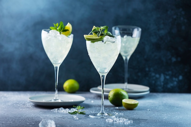 Summer cocktail mojito