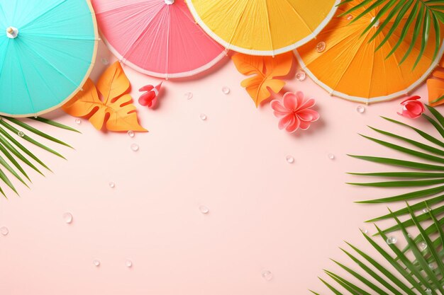 Photo summer colorful background for zoom