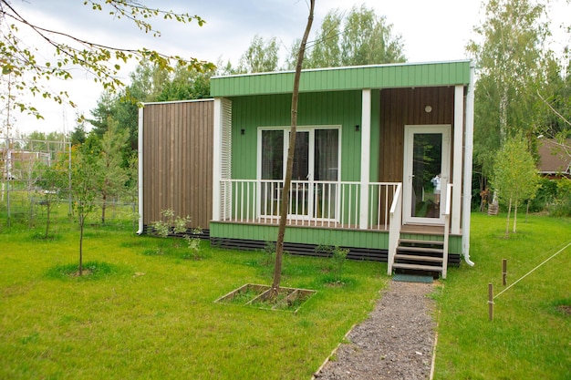 Summer country house in the forest