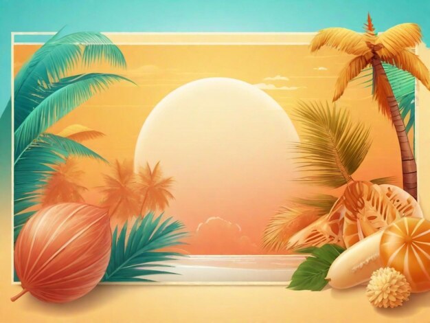 Photo summer design background