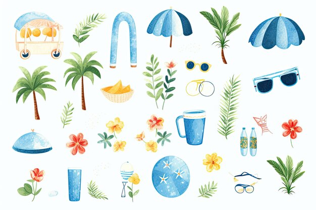 Summer elements icon