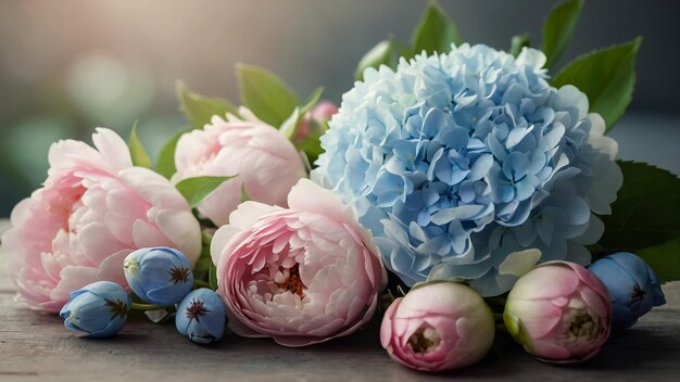 summer garden flowers close up