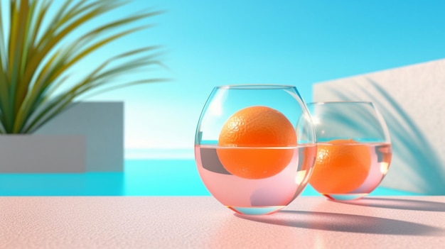 Summer in glass