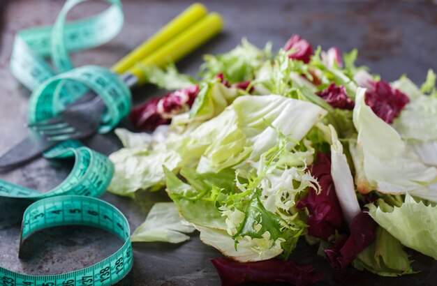 Summer Green salad .Health food.