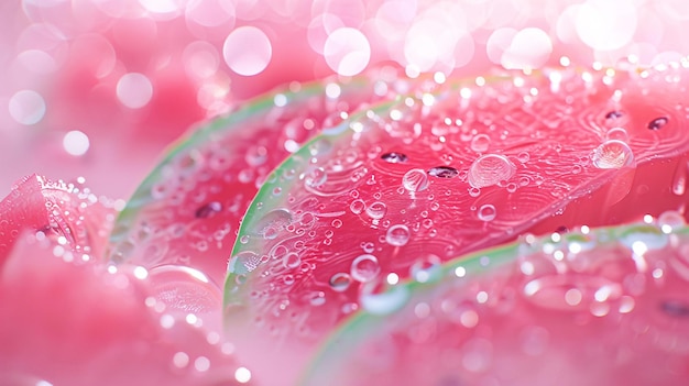 Photo summer heatrelieving green fruit watermelon juice illustration of delicacies during the summer sea