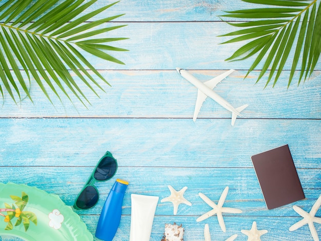 Summer holiday background. Travel concept