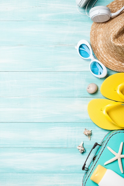 夏休みと旅行の背景