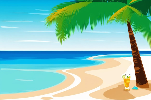 夏休み休暇 Sun Kissed Escapes 究極の夏の冒険を受け入れる 生成 AI