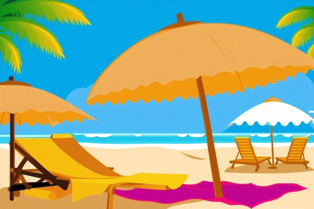 summer holiday vacation sun kissed escapes embrace the ultimate summer adventure generative ai