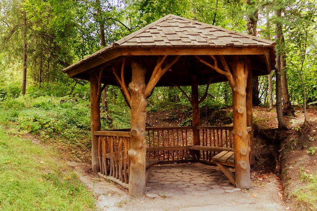 Summer house in garden