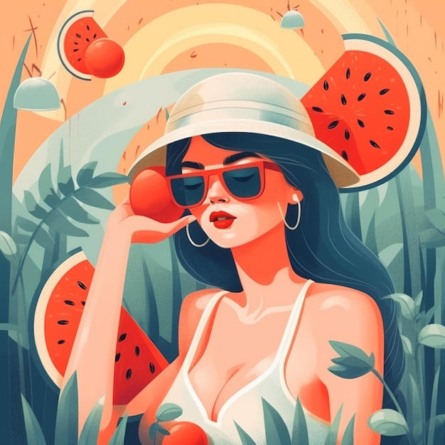 Summer illustration