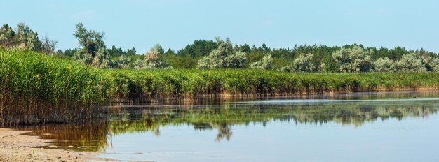 Summer iodine lake with a therapeutic effect thanks to the high content of iodine Ukraine