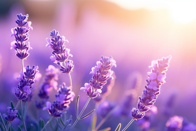 Summer Lavender Bliss Nature Wallpaper