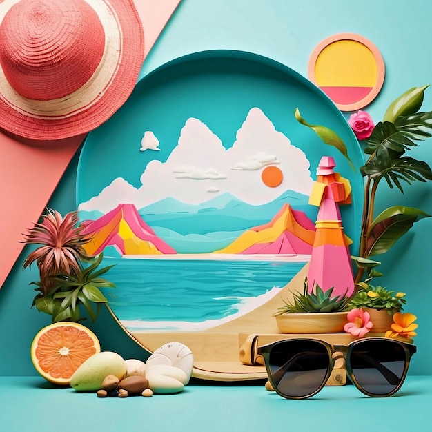 Photo summer mockups