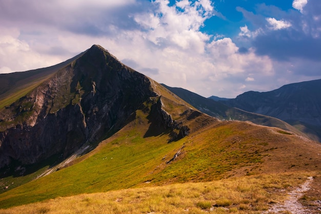 夏の山の風景イタリアの美しい自然