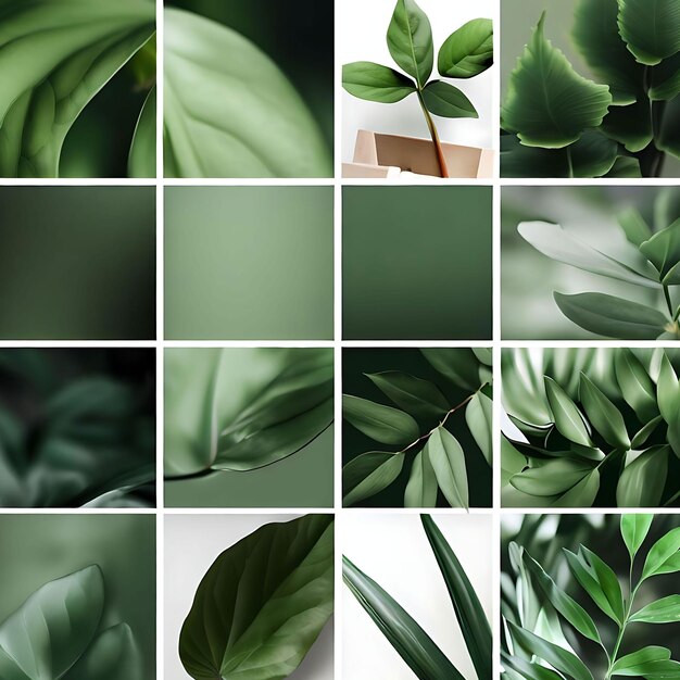 Photo summer nature background for mood board design inspiration illustration ai generative