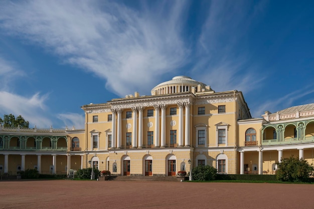 Summer Palace of Emperor Paul I in Pavlovsky park Pavlovsk Saint Petersburg Russia