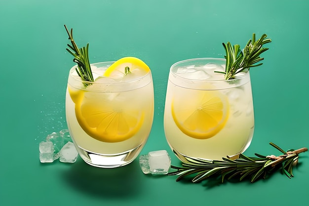 Summer Refreshing Lemonade Drink