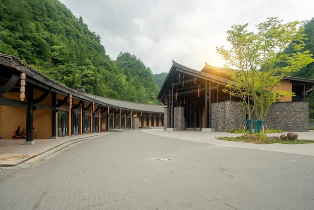 Summer resort in Chinese Countryside