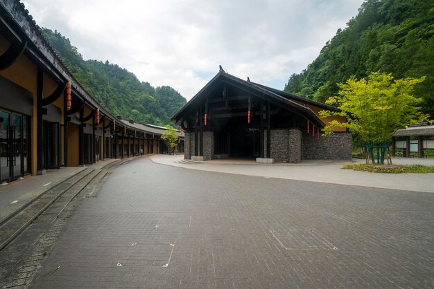 Summer resort in Chinese Countryside