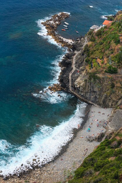 Summer Riomaggiore outskirts Cinque Terre