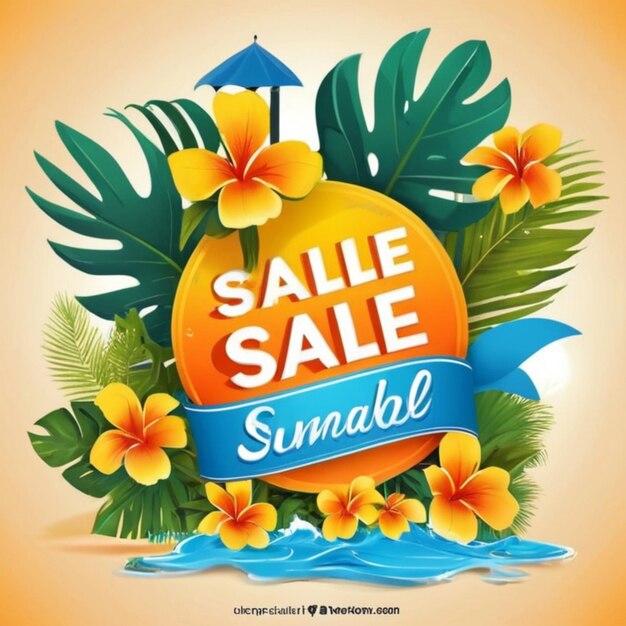 Photo summer sale offer vector verao free vector illustration