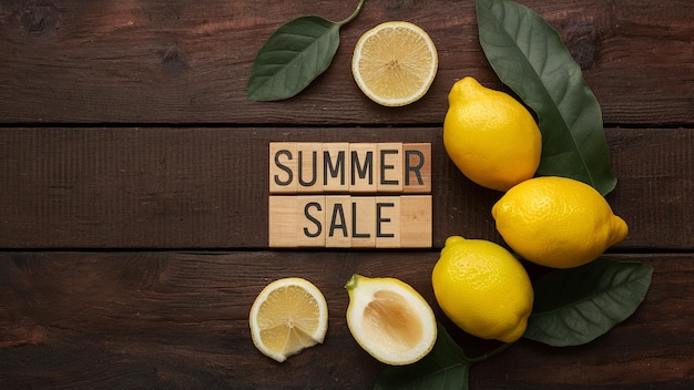 Summer Sale Promotion Discount Concept