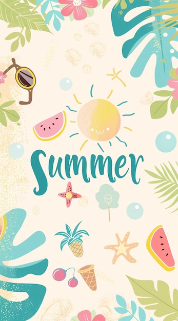 Summer sea beach