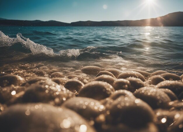 Photo a summer sea landscape