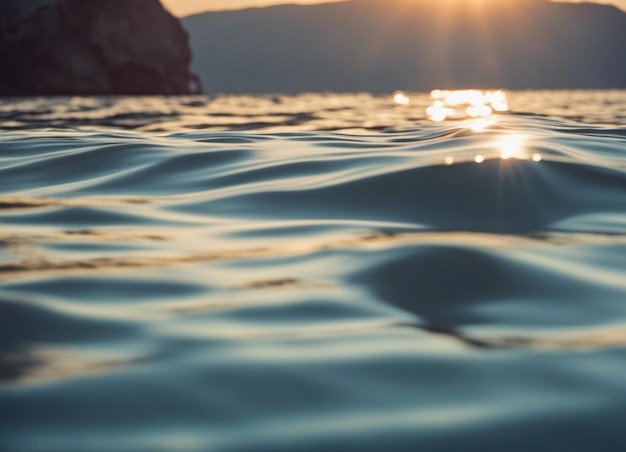 Foto un paesaggio marino estivo