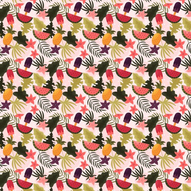 Summer Seamless Pattern