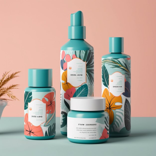 Photo summer skincare stylish