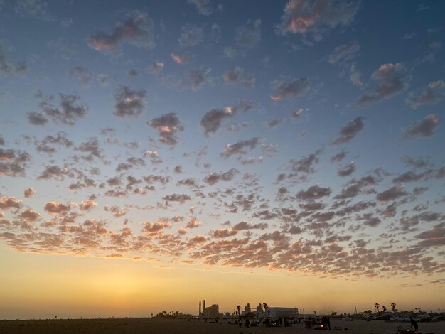 Summer solstice sunset