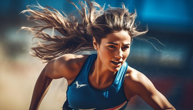 写真 夏のスポーツ編集のダイナミックな写真撮影