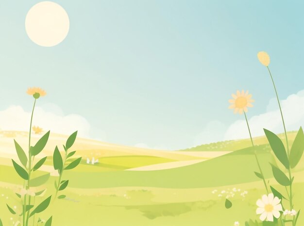 Photo summer sunshine in art abstract natural background