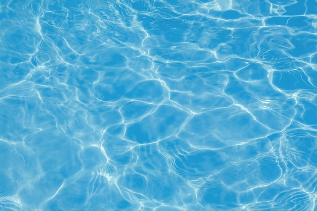 Summer swimming pool with calm horizontal wave background