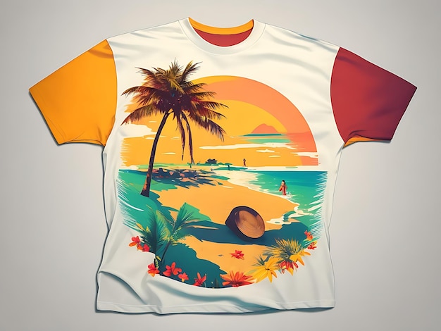 夏のTシャツデザイン