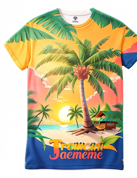 Summer t shirt design