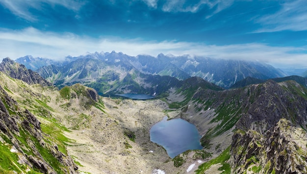 夏のタトラ山脈ポーランド