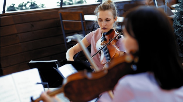 Summer Terrace Classical Music Or Wedding Ceremony